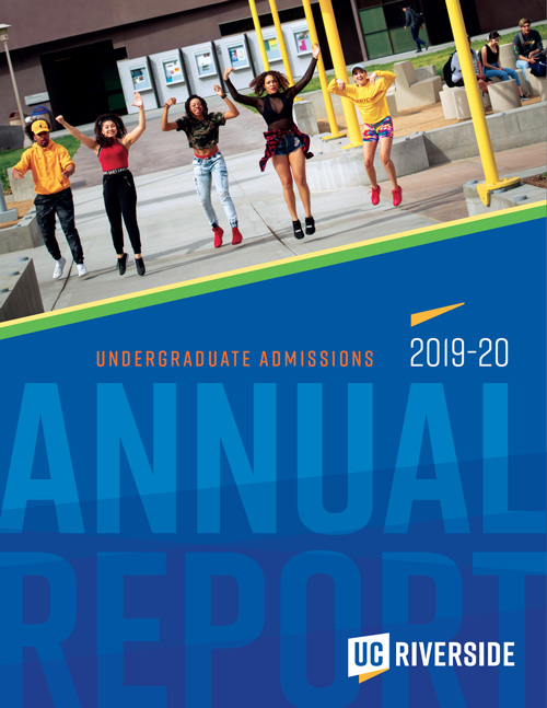 Undergraduate Admissions Annual Report 2019–20 Cover